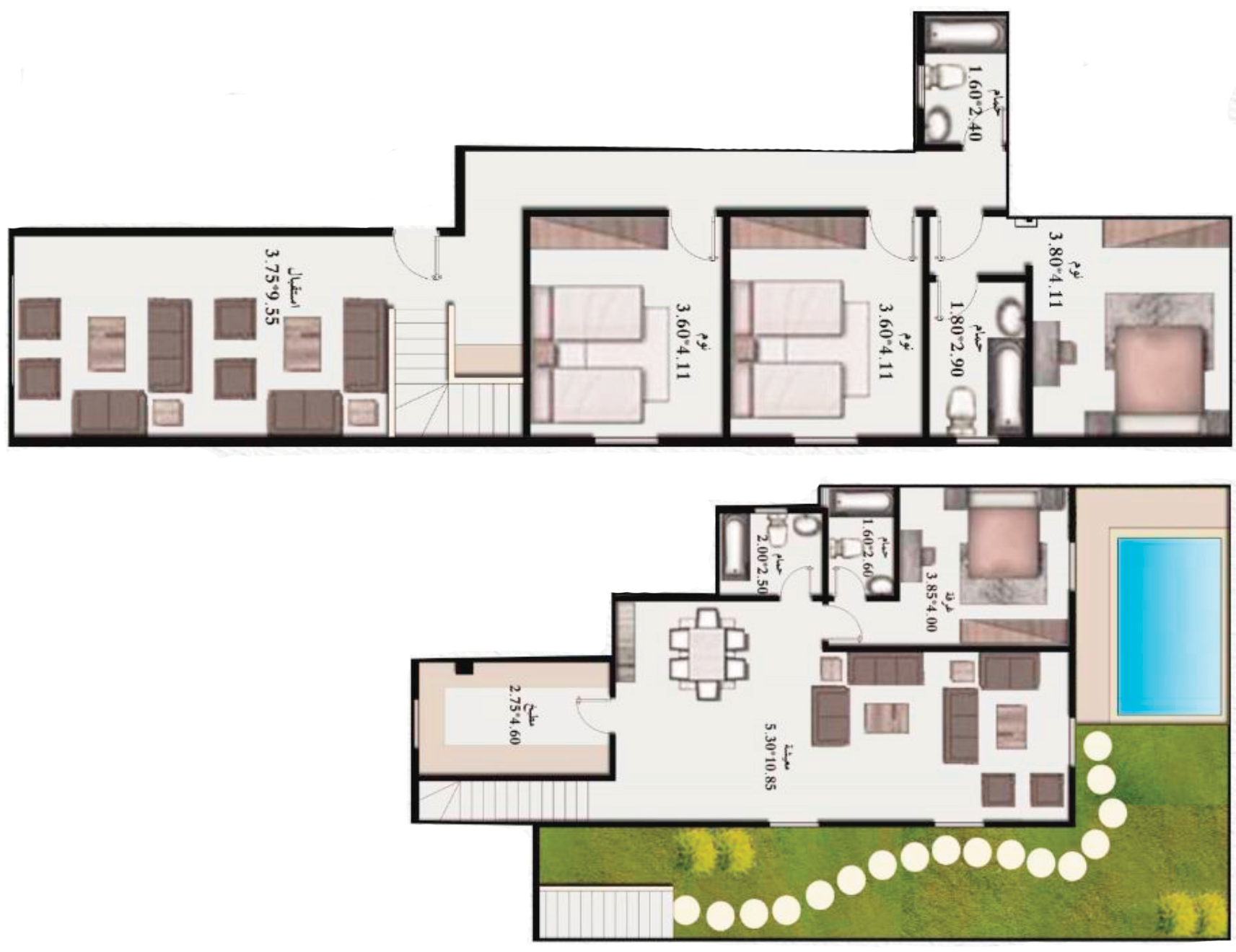Duplex 297 m2 + Garden 125 m2