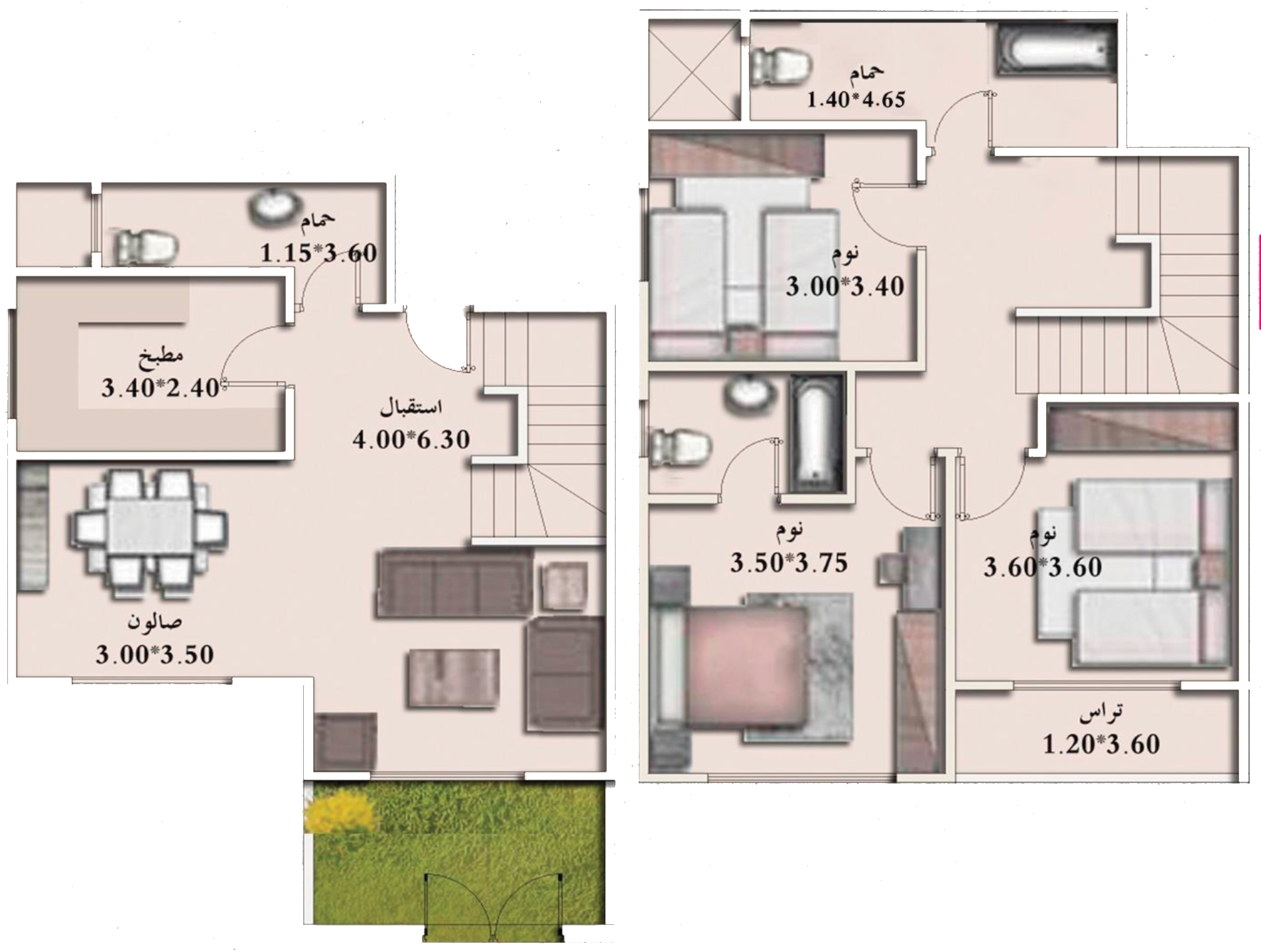 Duplex 172 m