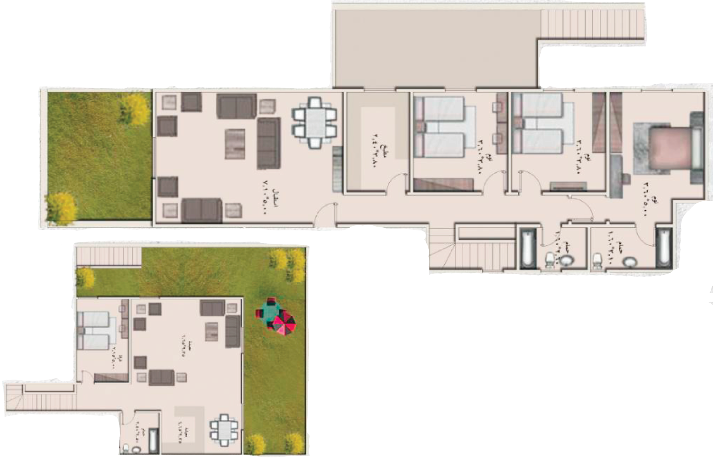 Duplex 301 m + Garden 123 m