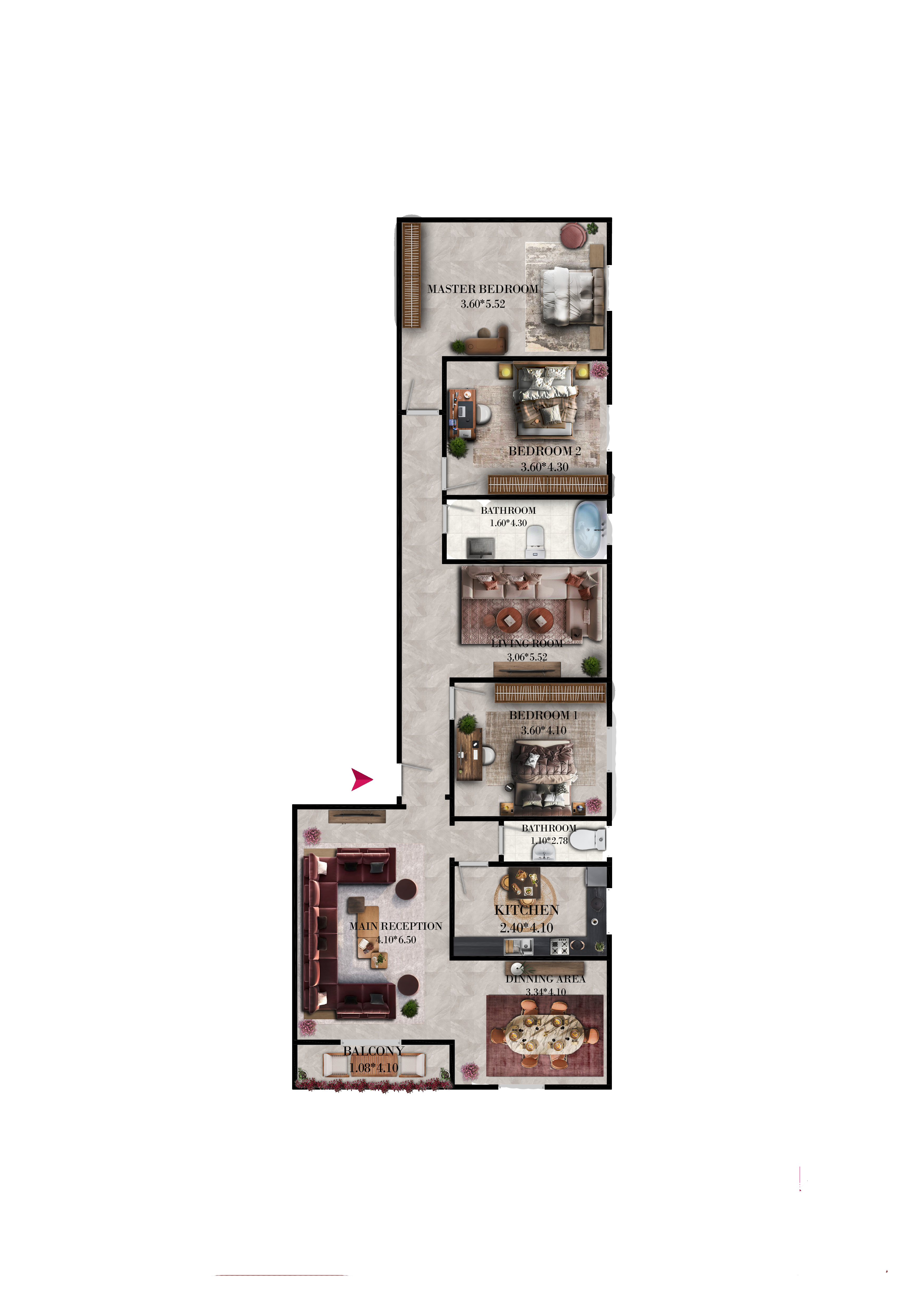 Typical Floor 215 m