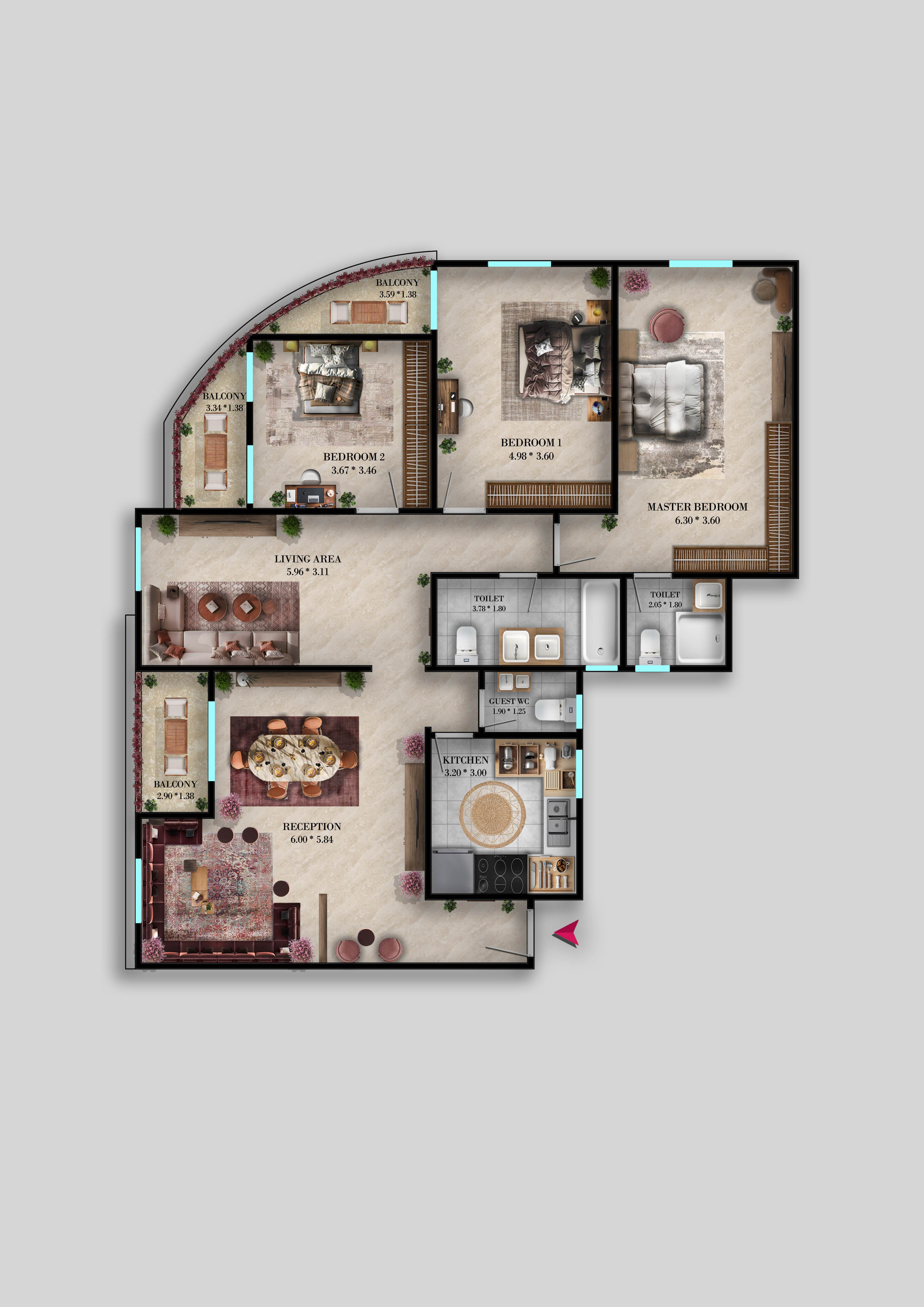 Typical Floor 217 m
