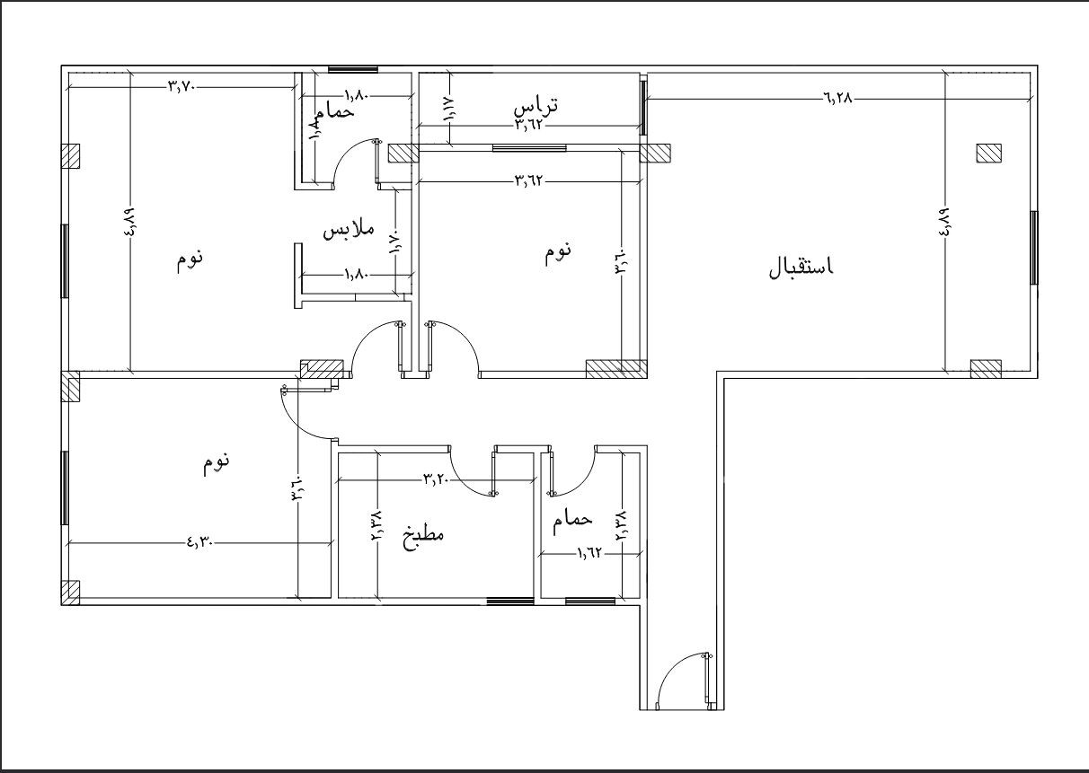 Typical Floor 170 m2