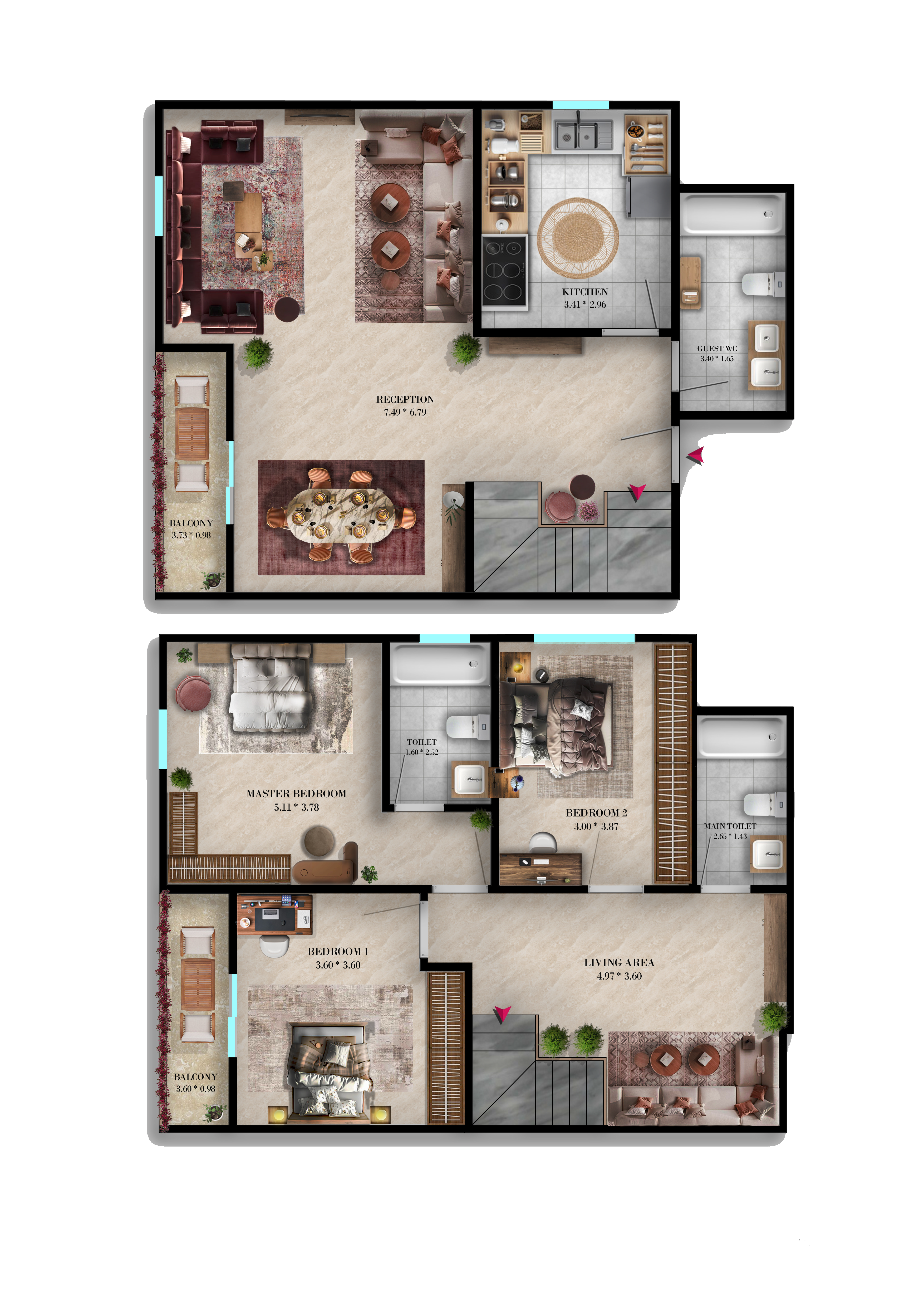 Bentahouse 198 m