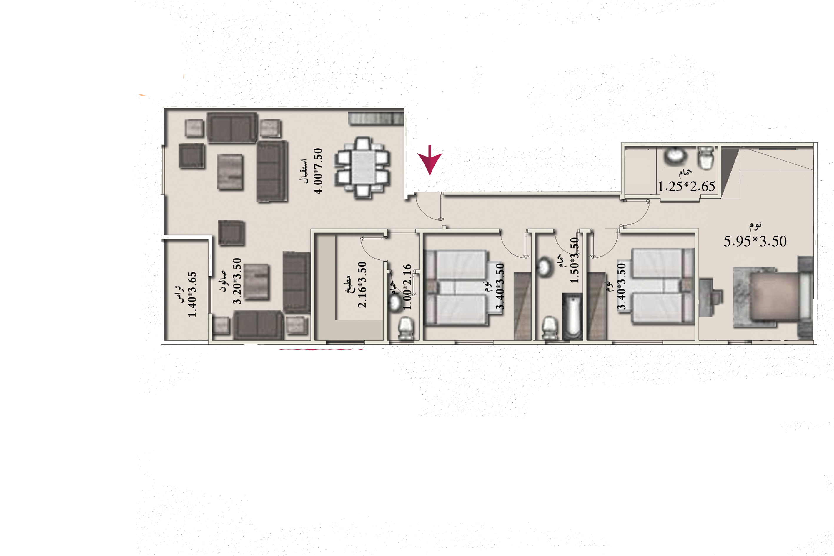 Typical Floor 180 m