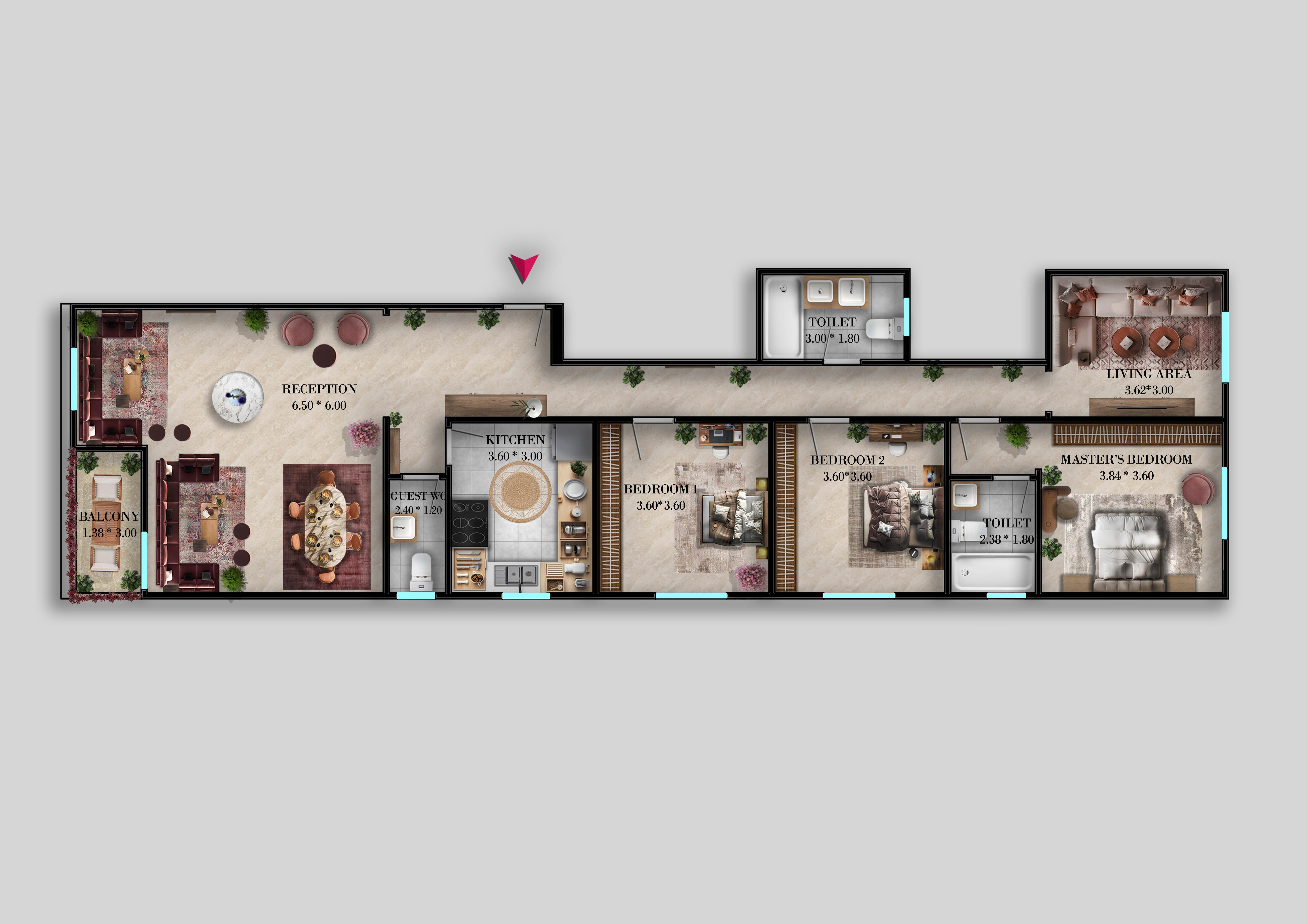 Typical Floor 205 m