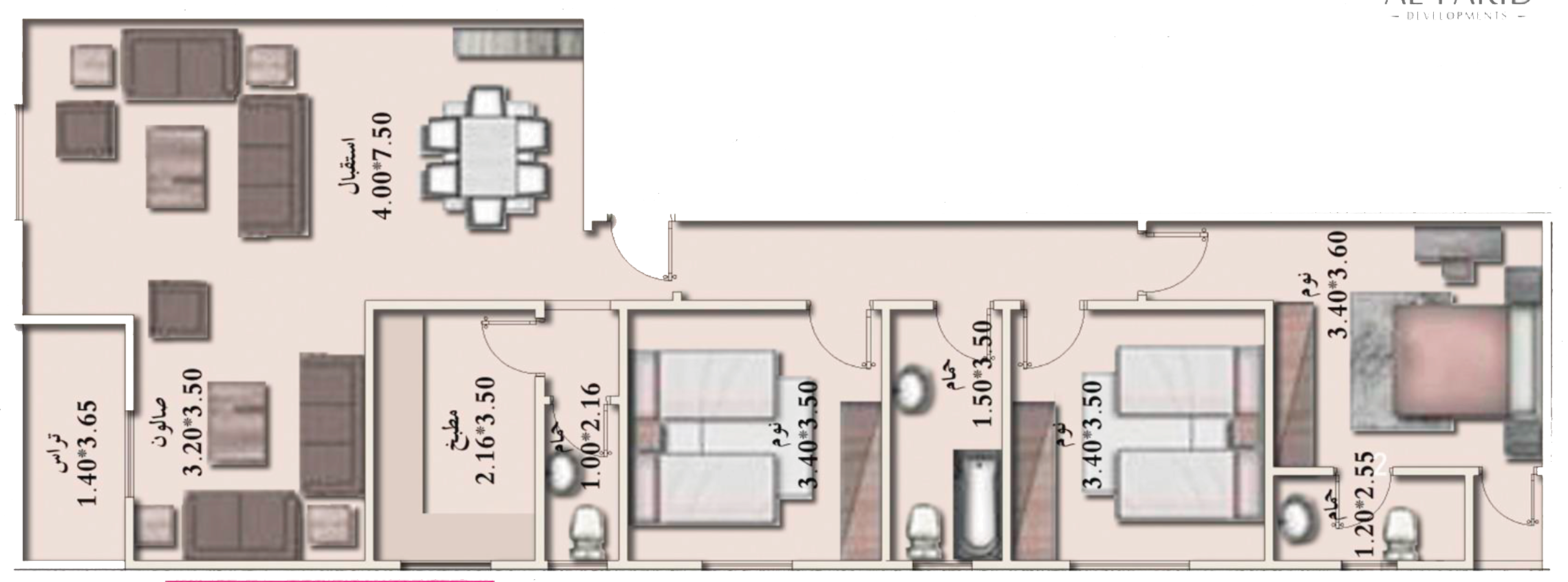 Typical Floor 170 m